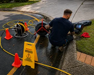 On-site drain inspection at a Bringelly property